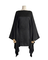 Shinshō Kimono Dress | Viscose | BLACK